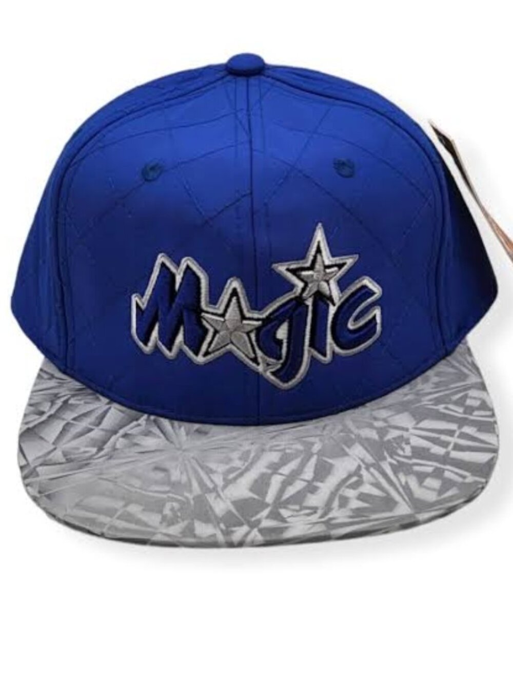 Mitchell & Ness Orlando Magic Diamond Base Blue Adjustable Snapback Hat Cap